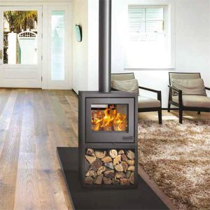 14 kW Convection Unit  - Double Sided With Wood Storage Box