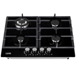 LUXE BL60 | 60cm 4 Burner Gas On Glass Hob