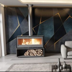 Forge f120 Free Standing Closed Combustion Fireplace